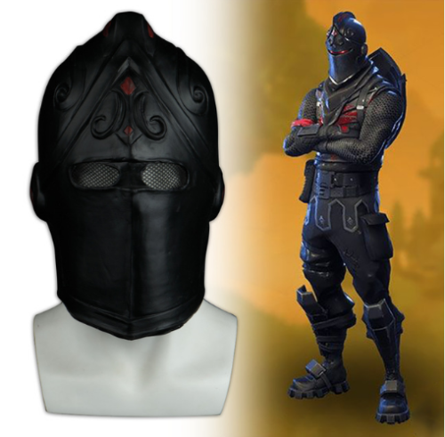 Game Fortnite Black Knight Legend Orange Skin Masks Halloween Cosplay Mask