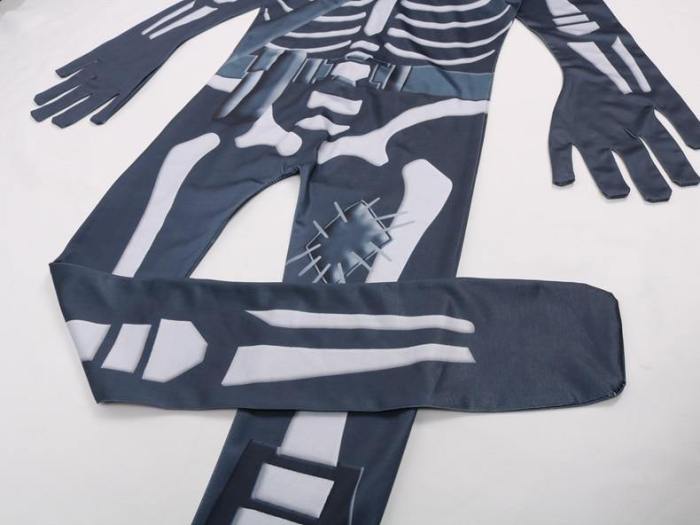 Fortnite Skull Trooper Halloween Cosplay Costume Zentai Jumpsuits