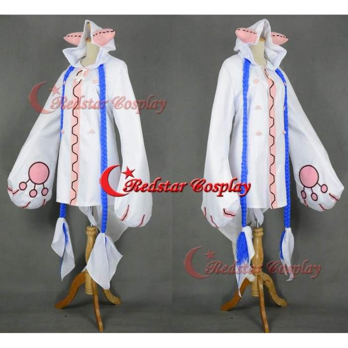 Blazblue Calamity Trigger Taokaka Cosplay Costume ( White Version)