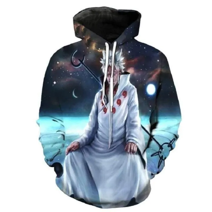 Naruto Hoodie - Ōtsutsuki Hagoromo Pullover Hoodie
