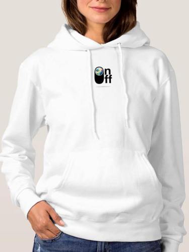 On And Off Graphic Couple Hoodies