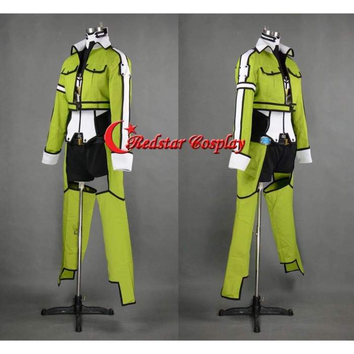 New Sword Art Online 2 Phantom Bullet Gun Gale Online Sinon Cosplay Costume Custom In Any Size