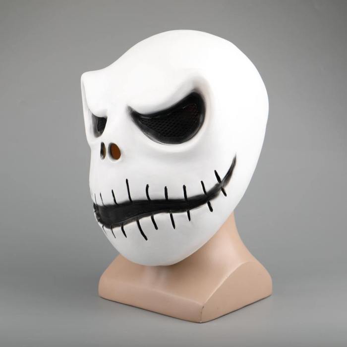 Movie The Nightmare Before Christmas Jack Skellington Cosplay Mask Skull