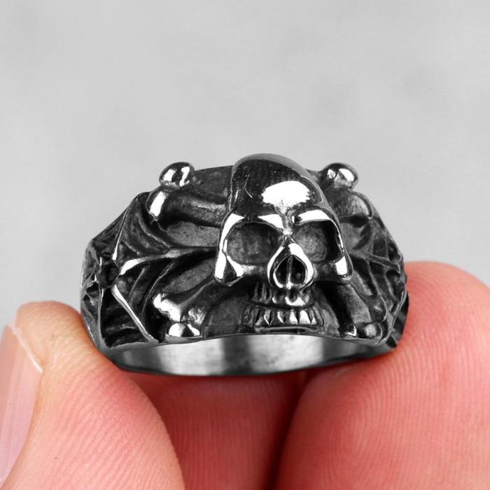 Gothic Skull Stainless Steel Rings