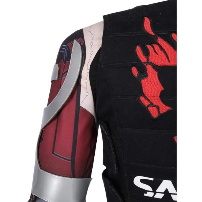 Cyberpunk  Johnny Silverhand Costume Full Set Halloween Cosplay Suit