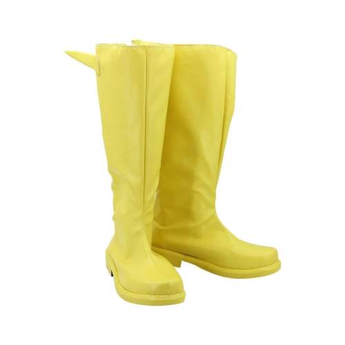 The Flash Barry Allen Yellow Cosplay Shoes Boots