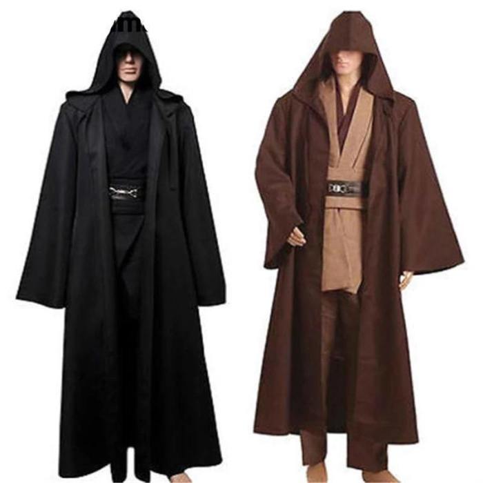 Star Wars Jedi/Sith Knight Anakin Cloak Cosplay Hooded Robe Cloak Cape Halloween Cosplay Costume