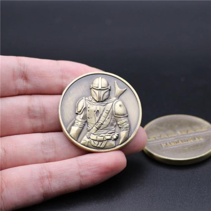 Star Wars 9 The Rise Of Skywalker Mandalorian Commemorative Coin Gifts