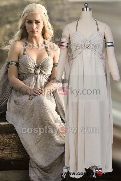 Game Of Thrones Daenerys Targaryen Mother Of Dragons Greek Style Dress Costume