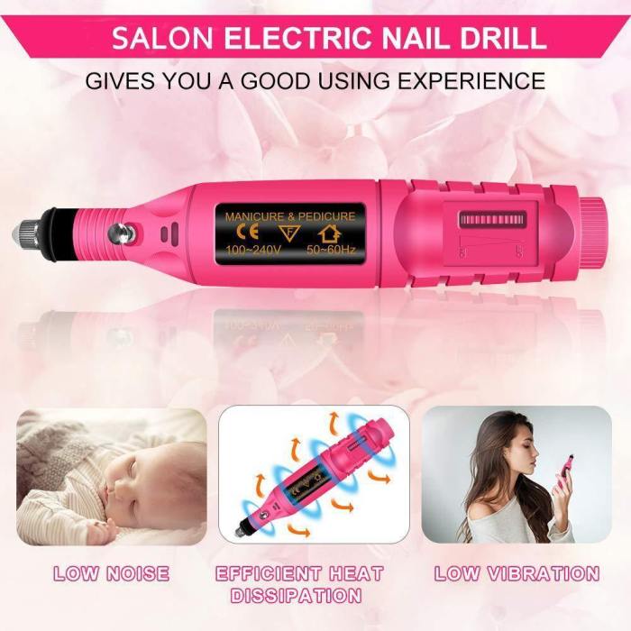 Nailspro™ Professional Nail Drill Electric Manicure & Pedicure Kit