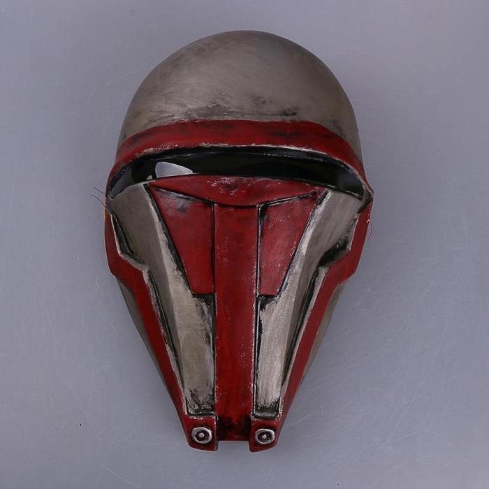 Star Wars Darth Revan The Revanchist Latex Helmet Mask Cosplay