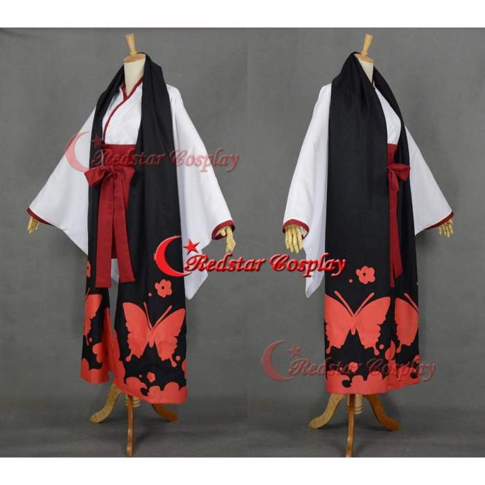 Inu X Boku Ss Shirakiin Ririchiyo Printing Kimono Cosplay Costume
