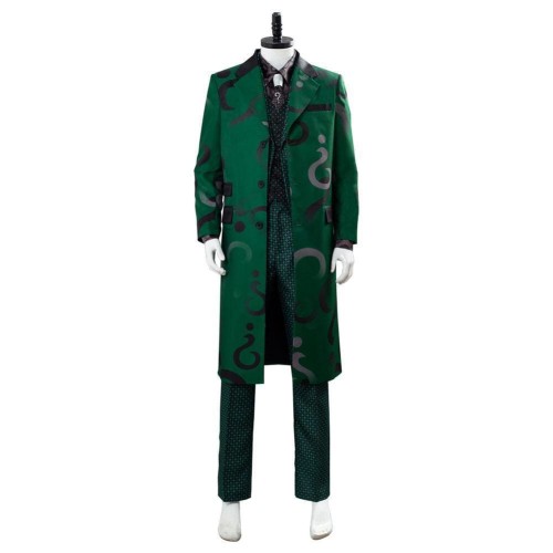 The Riddler Edward Nygma Gotham Season 5 Uniform Green Cosplay Costume