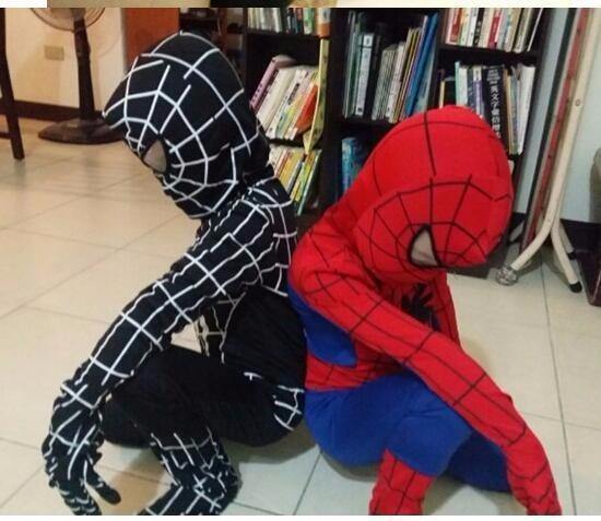 Spiderman Costume Spider Man Suit Spider-Man Jumpsuits Costumes For Adults Children Kids