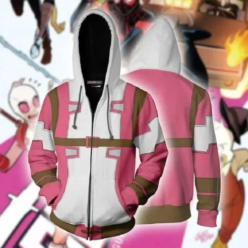 Gwenpool Hoodie - Zip Up Hoodie