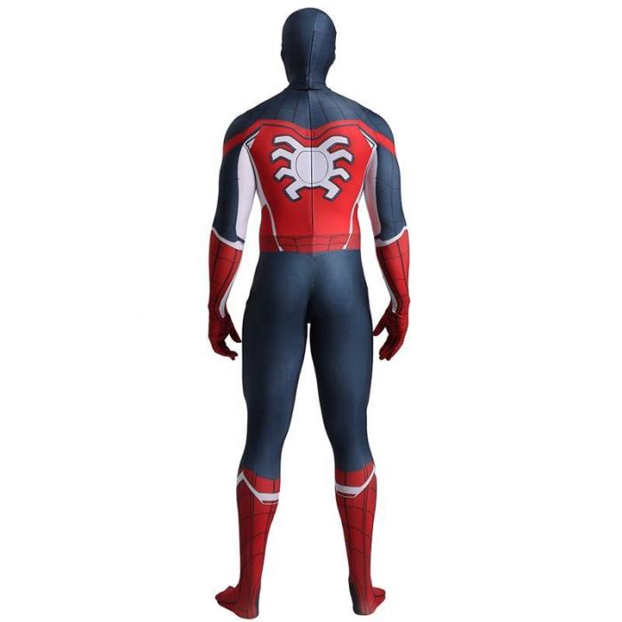 Adult Men Captain America Spiderman Cosplay Superhero Halloween Costume