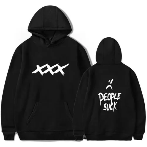 Top Rapper Xxx Hoodie Printed Pullover Hoodie Sweatshirt