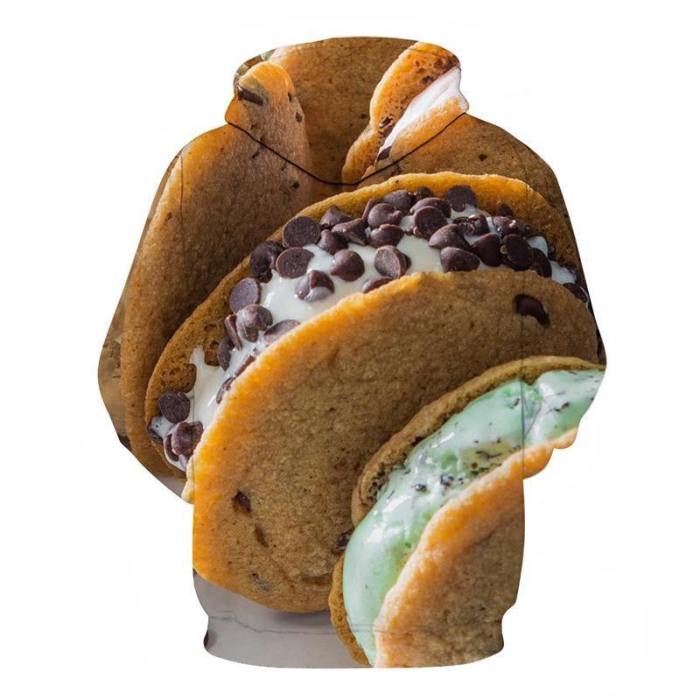 Chocolate Chips Cookies 3D - Sweatshirt, Hoodie, Pullover