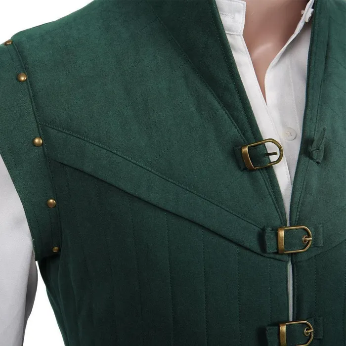 Tangled-Flynn Rider Vest Shirt Outfits Halloween Carnival Suit Cosplay Costume