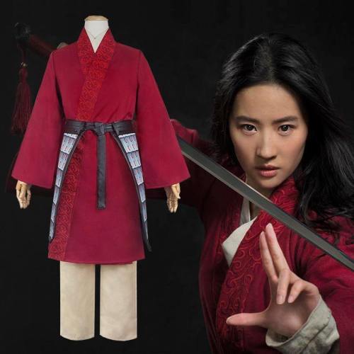 Movie Hua Mulan Halloween Cosplay Costume Hanfu For Girls Garments