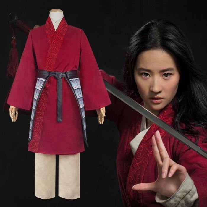 Movie Hua Mulan Halloween Cosplay Costume Hanfu For Girls Garments