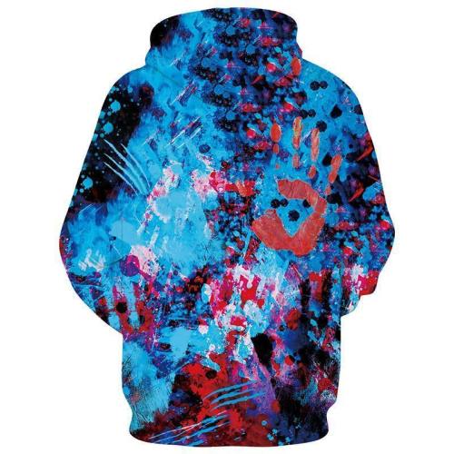 Mens Hoodies 3D Printed Hands Printing Hoodies