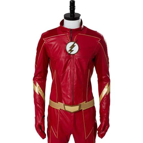 The Flash Season 4 Barry Allen Grant Gustin Flash Outfit Suit Cosplay Costume