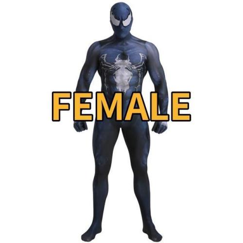 Marvel Superhero Venom Symbiote Spiderman Zentai Skin Tight Suits Jumpsuit Halloween Cosplay Costume