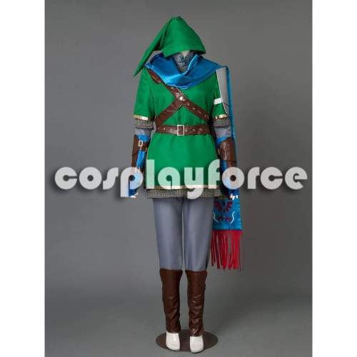 The Legend of Zelda Hyrule Warriors Link Cosplay Costume mp002133