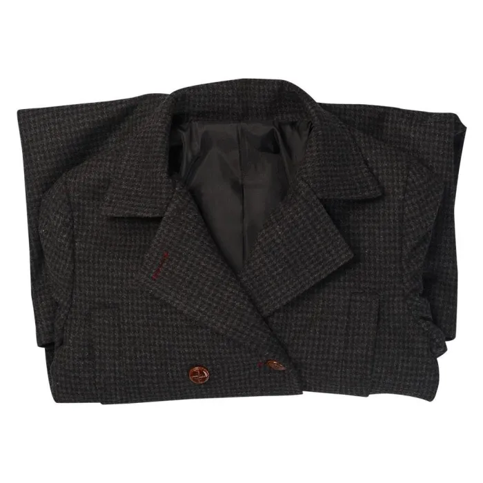 Sherlock Holmes Kids Children Coat Halloween Carnival Suit Cosplay Costume