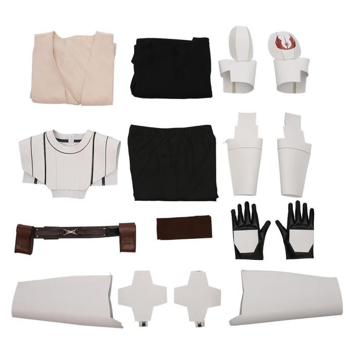 Star Wars: The Clone Wars -Obi- Wan Kenobi Coat Uniform Outfits Halloween Carnival Suit Cosplay Costume