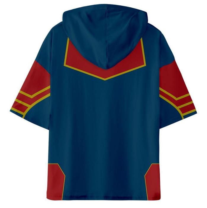 Captain Marvel T-Shirt - Carol Danvers Graphic Hoodie T-Shirt Csos944