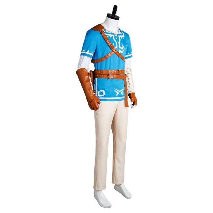 The Legend Of Zelda: Breath Of The Wild Link Suit Uniform Cosplay Costume Outfit