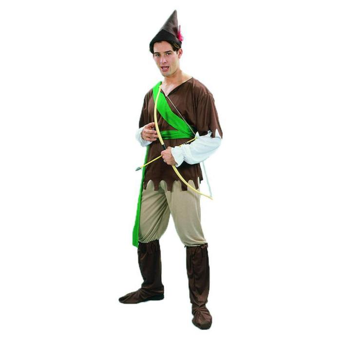 Movie Peter Pan Costumes For Men Boys Elf Hunter Dress Cosplay