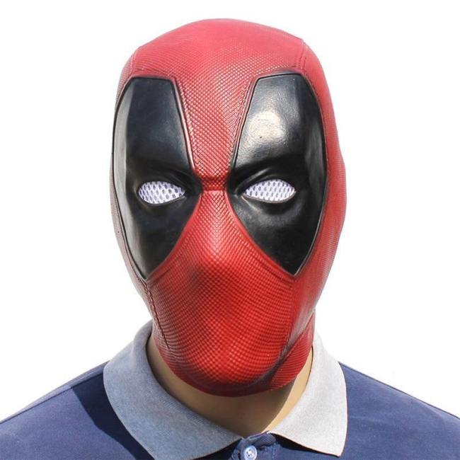 Deadpool Captain America Latex Full Head Helmet Party Costume Props