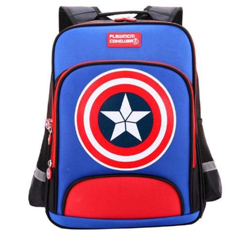 Superhero Captain America School Backpack