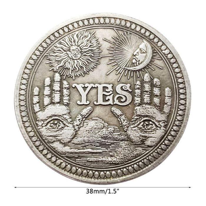 Yes Or No Skull Commemorative Collection Art Craft Souvenir Coin