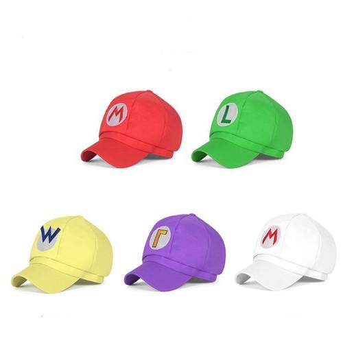 Anime Super Mario Hat Luigi Bros Baseball Cap Party Cosplay Costume