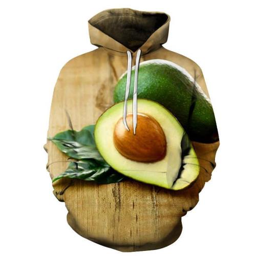 Organic Avocado 3D - Sweatshirt, Hoodie, Pullover