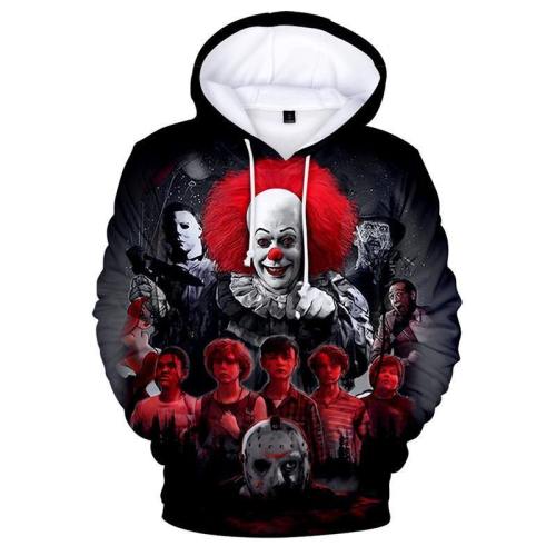 3D Printed Sweatshirt Halloween Horror Movie Hoodies