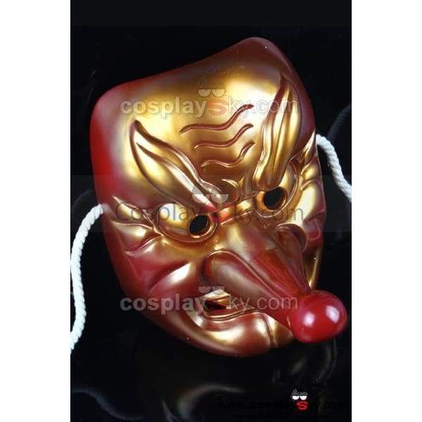 Japanese Celestialdog Super Big Nose Hannya Mask Cosplay Prop