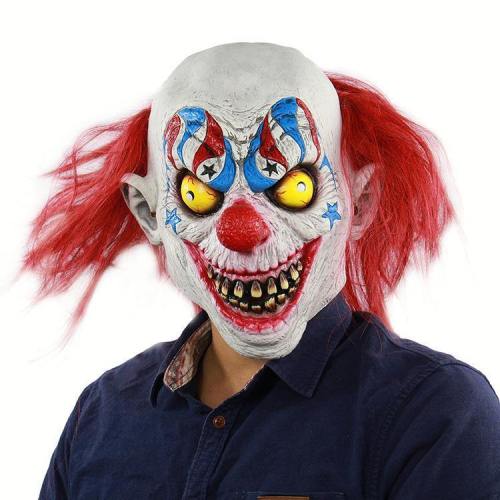 Halloween Party Joker Mask Circus Clown Latex Masks