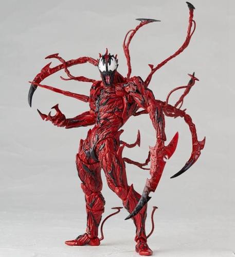 Marvel Red Venom Carnage Amazing Spiderman Bjd Action Figure Model Toy
