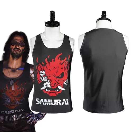 Game Cyberpunk  Johnny Silverhand Cosplay Costume Vest