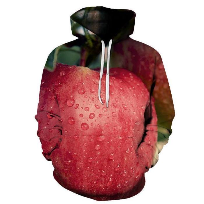 Fresh Apple 3D - Sweatshirt, Hoodie, Pullover