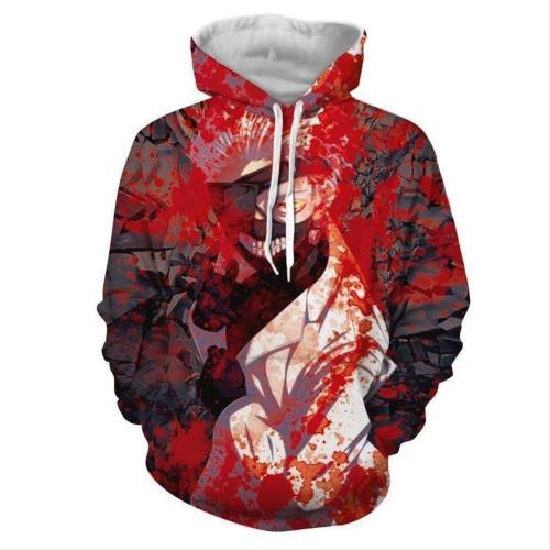 Unisex Tokyo Ghoul Hoodies Ken Kaneki Printed Pullover Jacket Sweatshirt