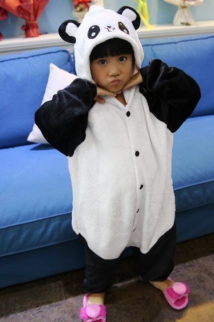 Children'S Pajamas Winter Flannel Animal Pajamas One Piece Totoro /Stitch /Panda /Dinosaur /Pikachu Bbay Boys Girls Pyjamas Kids