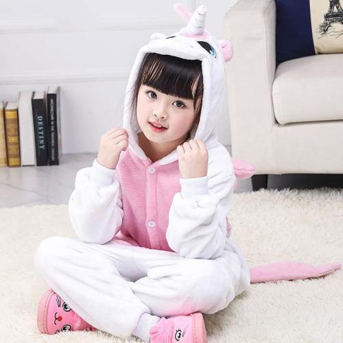 Child Romper Pink Unicorn Costume For Kids Onesie Pajamas For Girls Boys