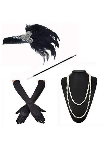 Gatsby Headband Set Ball Headpiece B