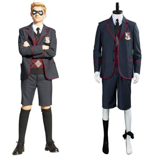 The Umbrella Academy School Uniform Boys Luther Spaceboy School Outfit Cosplay Costume